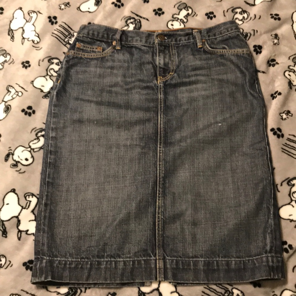 J. Crew jean skirt
